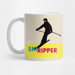 Ski Ripper Downhill Skier Mug